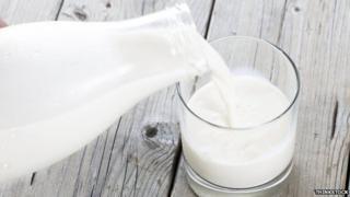File picture of milk being poured