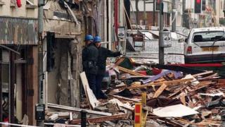 Omagh bomb scene