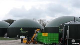 Anaerobic digester near Silloth