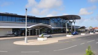 Guernsey Airport's terminal building