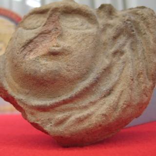 Fragment of ruin from Pompeii