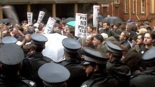 Poll tax protest