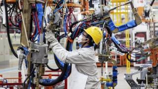 China factory worker