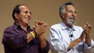 Ray Magliozzi (left) and Tom Magliozzi (right) appeared in Cambridge, Massachusetts, on 19 June 2008
