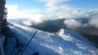 Snow on Snowdon