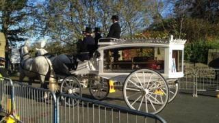 Horse-drawn hearse