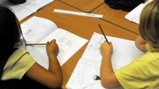 Child writing