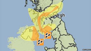 Weather map