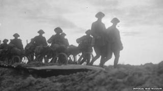 Cyclist Company troops