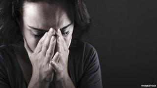 Stressed woman