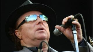 Van Morrison singing
