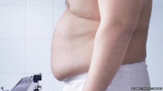 Man on scales