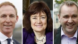 Jim Murphy, Sarah Boyack and Neil Findlay