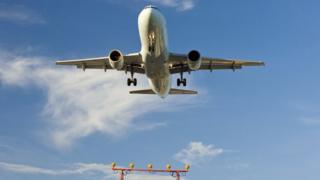 Plane taking off