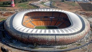 Soccer City in Johannesburg