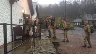 Marines join the search