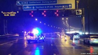 Motorway closure