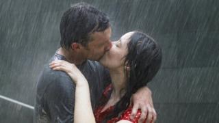 Kissing couple