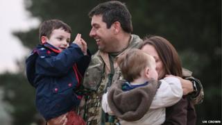 Family members at RAF Marham