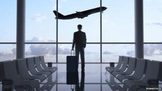 Businessman at airport