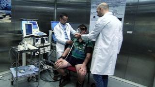 Tests were carried out on 280 current and retired rugby players
