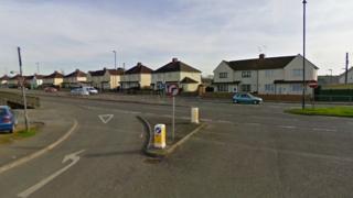 Hounds Road, at its junction with Cotswold Road, Chipping Sodbury