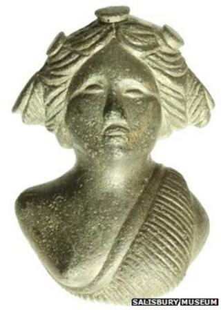 Roman bust of a Maenad
