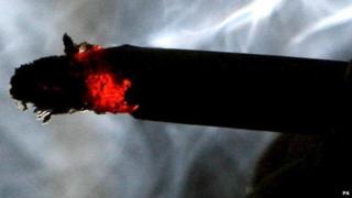 A cigarette