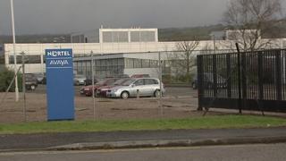 The former Nortel factory in Newtownabbey, County Antrim