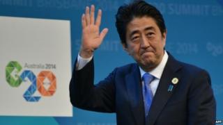 Chinese papers say Mr Abe's economic policies have failed