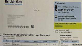 Incorrect gas bill reported as fake