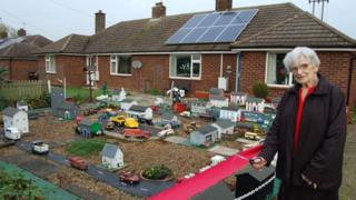 Wicken model village opened by Pat Bullman