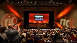 The one-day conference is taking place at the Clyde Auditorium in Glasgow