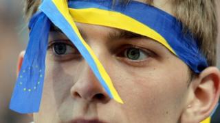 Ukraine demonstrator