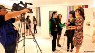 Filming of the Uzbek TV show