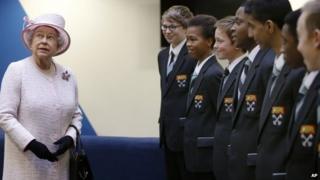 Queen at Holyport College