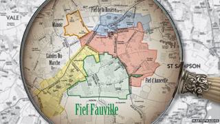 Map of Fief Fauville