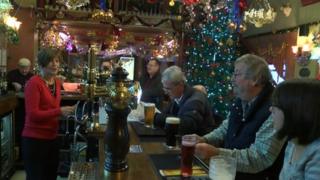 Inside The Angel in Ripley