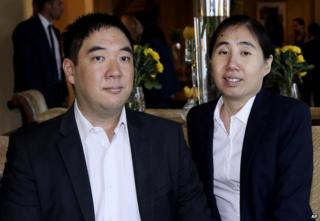 Matthew and Grace Huang in Qatar, 19 October