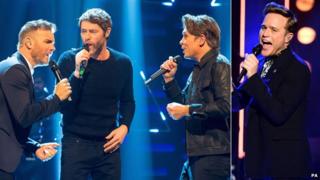 Take That and Olly Murs