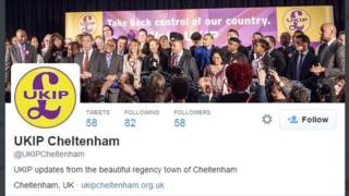 @UKIPCheltenham Twitter page