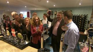 People at the Fox and Hounds
