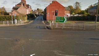 Western Springs Road, at the junction with Church Street