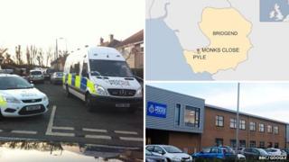 Crime scene map police station composite