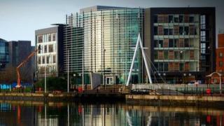 Office buildings in Cardiff Bay