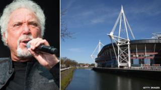 Tom Jones and the Millennium Stadium