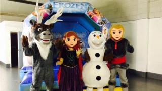 Frozen characters