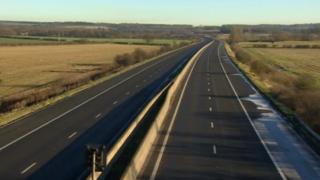 Closed motorway