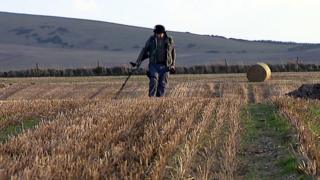 Alistair McPherson in field