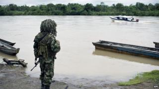 Colombian soldier, November 2014